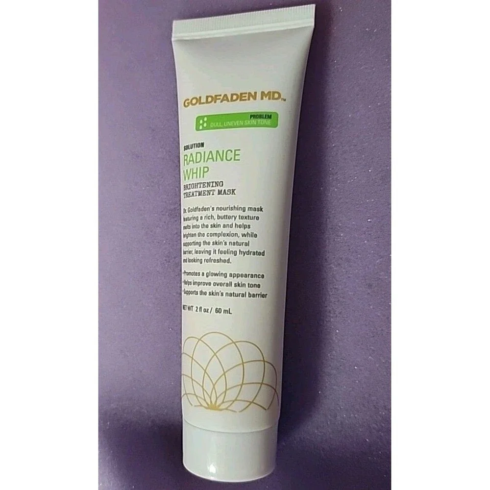 GOLDFEDEN MD SOLUTION RADIANCE WHIP Brightening Treatment Mask Full Sz~2oz/60ml